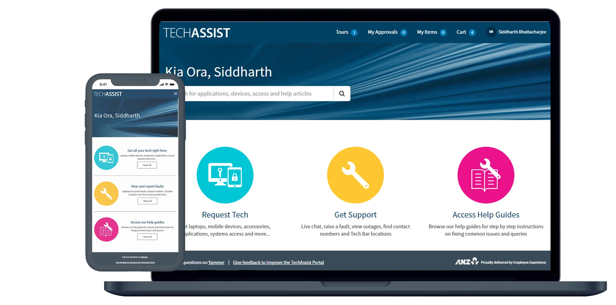 Redesigning Staff Help & Support